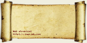 Stanislava Jakupi vizit kartica